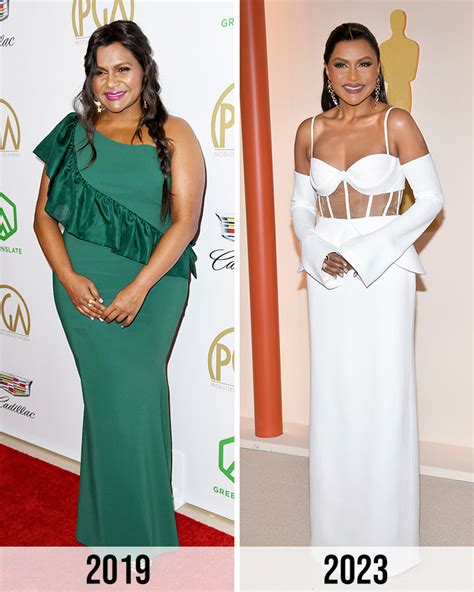 mindy kaling before ozempic|Mindy Kaling at Oscars Sparks Jokes Shes on Ozempic for。